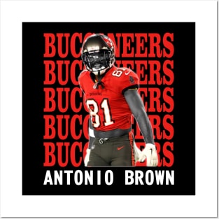 Tampa Bay Buccaneers Antonio Brown 81 Posters and Art